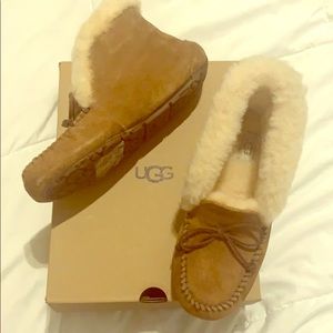 UGG Tan and Cream Women's Slippers